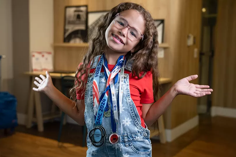 Estudante de 9 Anos selecionada para final de Olimpiadas Internacional de Matemática